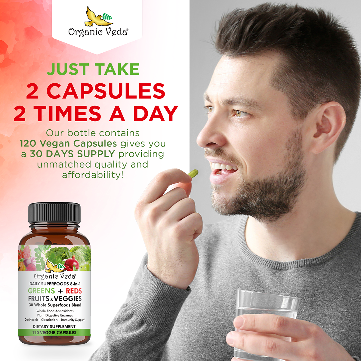 Superfoods Greens + Reds - Fruits & Veggies