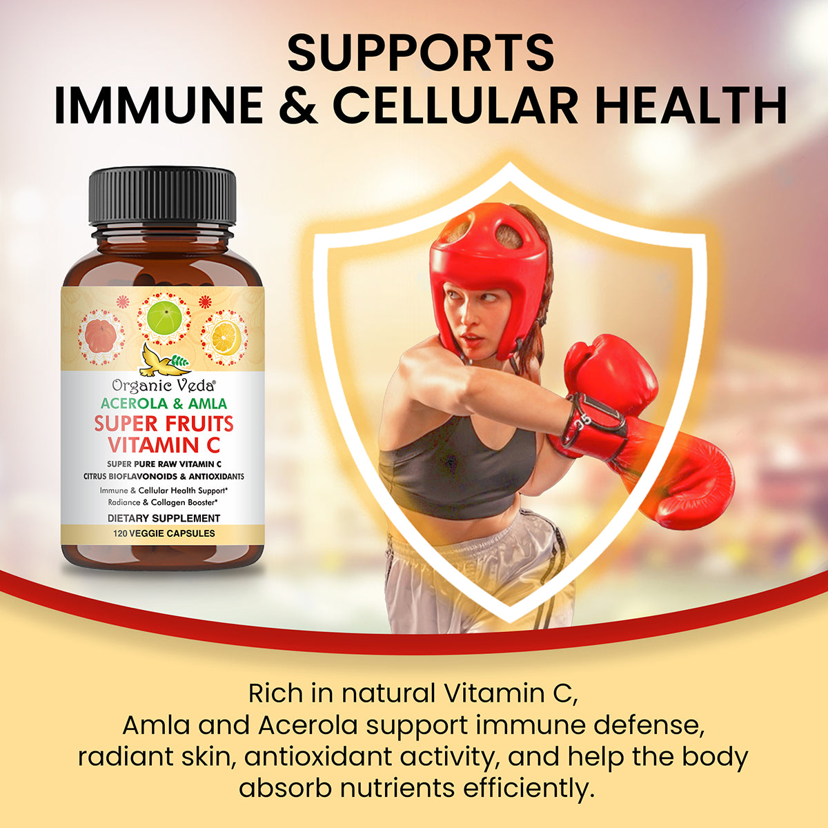 Acerola and Amla Vitamin C Capsules