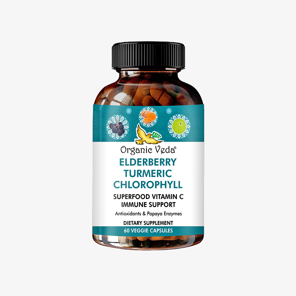 Elderberry Turmeric Chlorophyll Immune Capsules