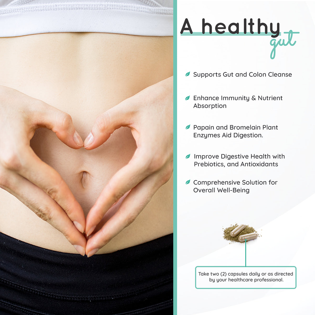 Greens Cleanse - Gut & Colon Cleanse Capsules