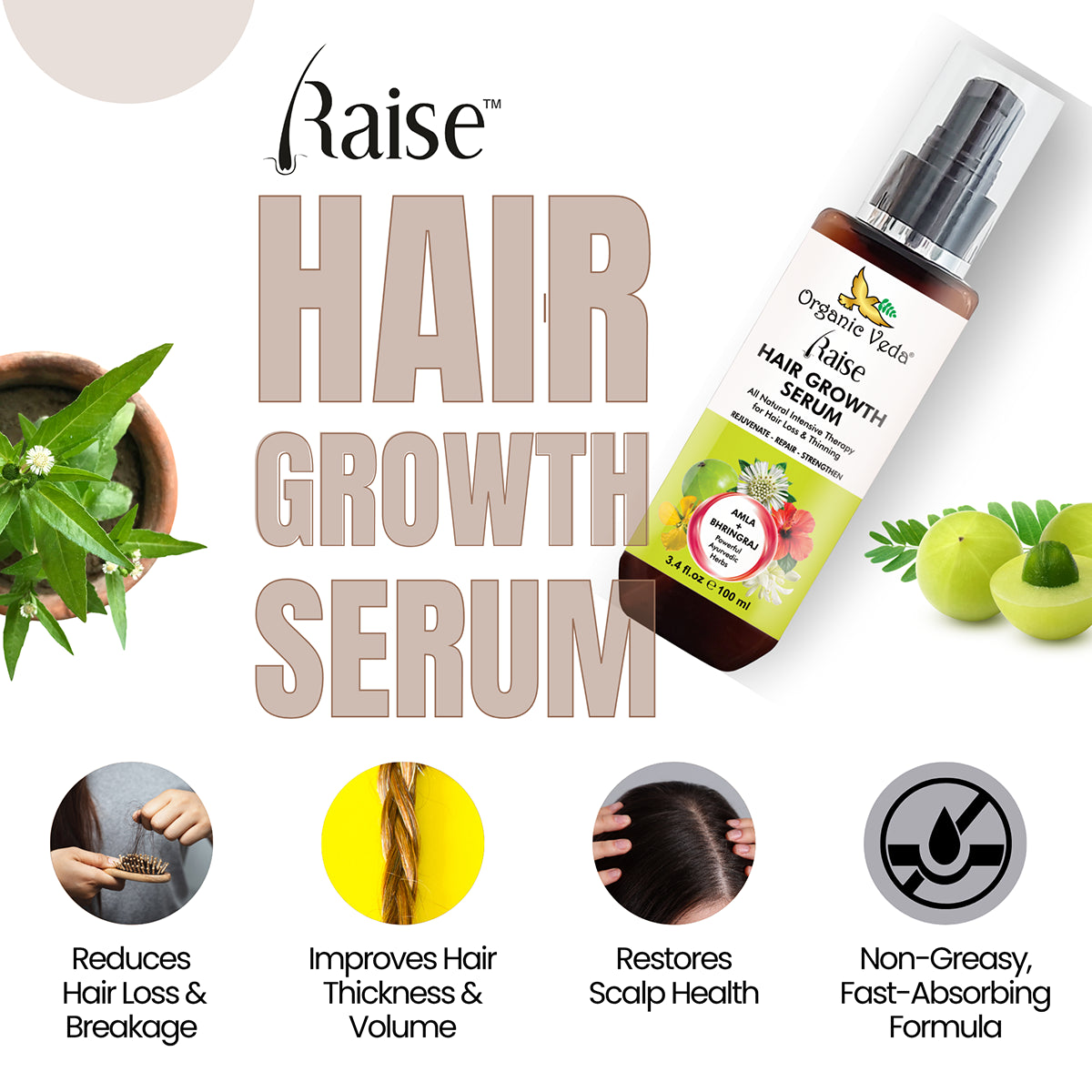 Raise Hair Growth Serum