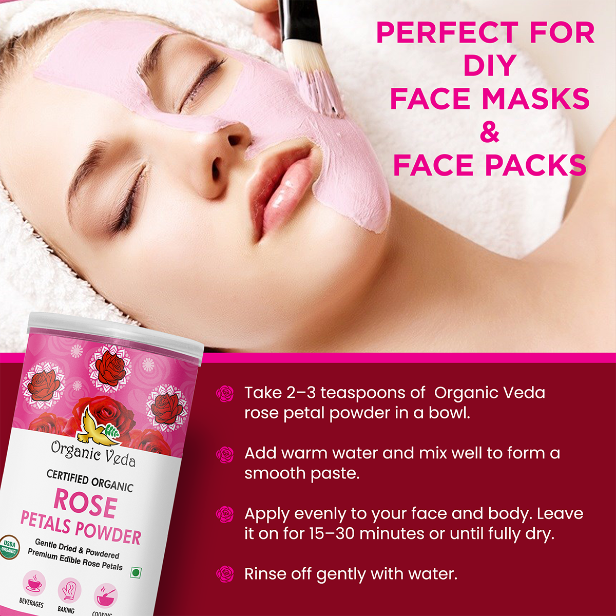 Rose Petal Powder