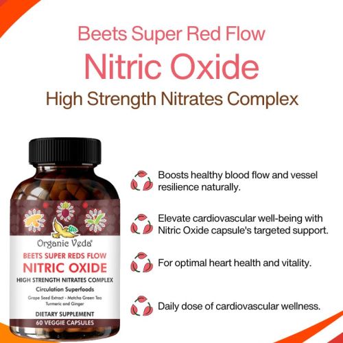 Beets Super Reds Flow Nitric Oxide Capsules