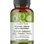 Moringa and Matcha Green Tea Extract – Super Greens Energy  Capsules