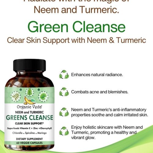 Neem and Turmeric Green Cleanse Capsules