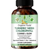 Turmeric Neem Chlorophyll Cleanse & Glow Capsules (60 Count) Main Image