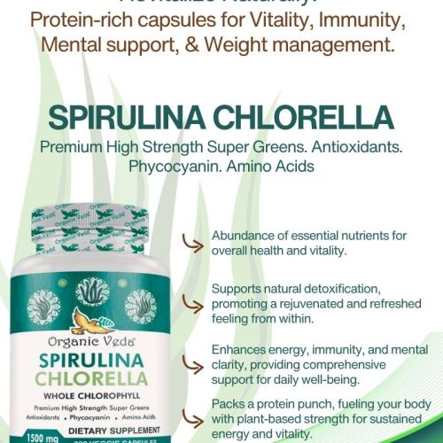 Spirulina Chlorella Capsules